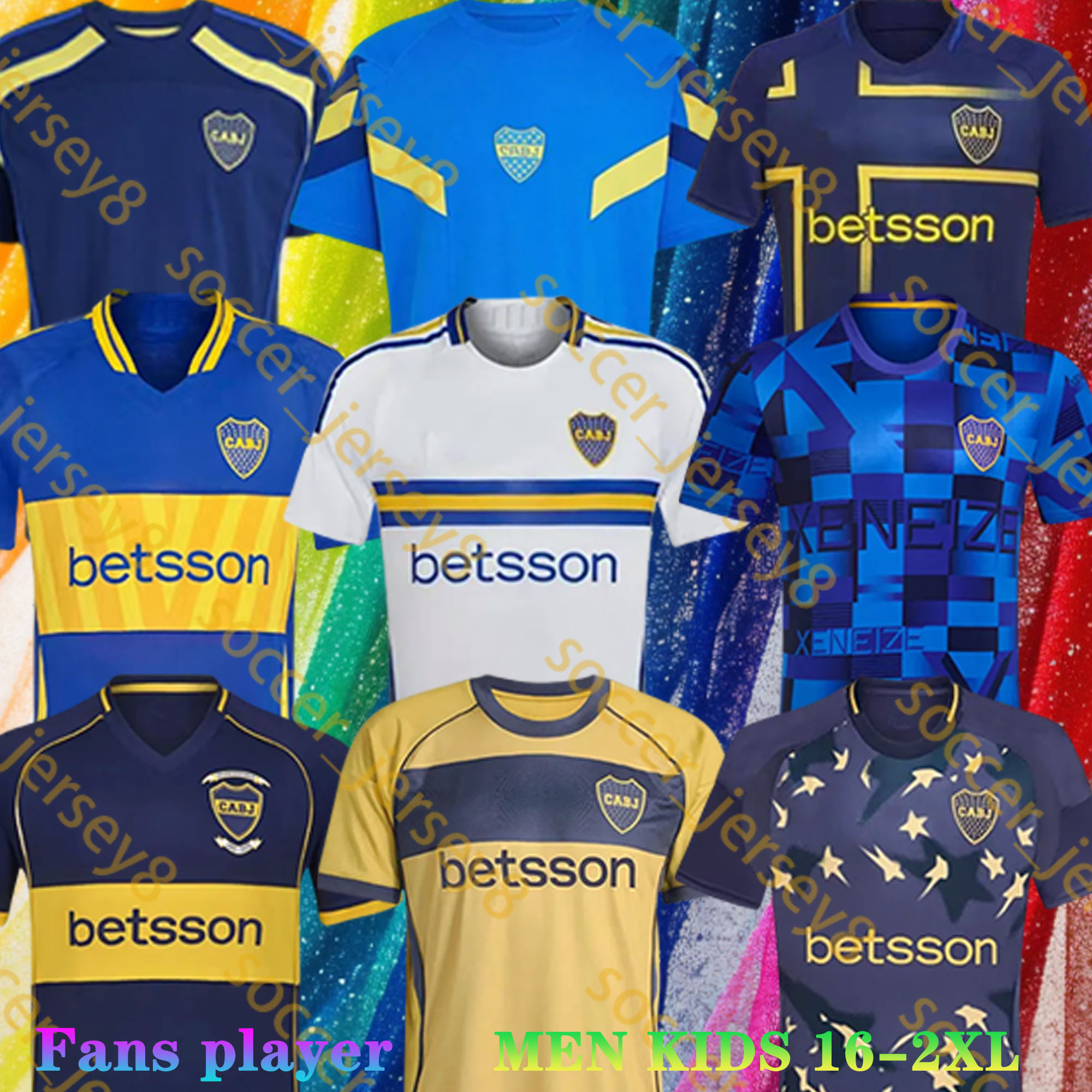 2024 2025 2026 Boca Juniors soccer Jerseys GIMENEZ M.MERENTIEL ZENON AGUIRRE MEDINA BLONDEL CAVANI VILLA SALVIO BARCO 25 26 Fans Player men kids kits football shirts