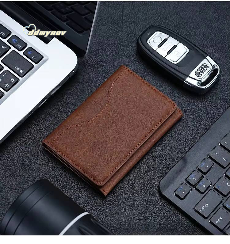 Powerful Magnetic Leather Wallet Magsafe 16 Max for IPhone 15 14 Pro Card Holder Phone Pouch Protective Case ddmynov