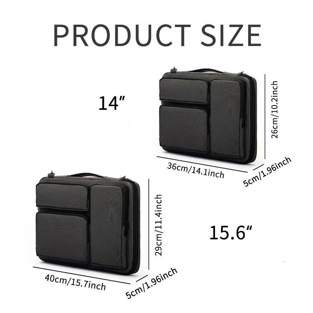 Laptop Notebook Shoulder Bag Book Air Pro Waterproof 14 15.6 Inch Computer Sleeve Pouch Handbag For Student Business