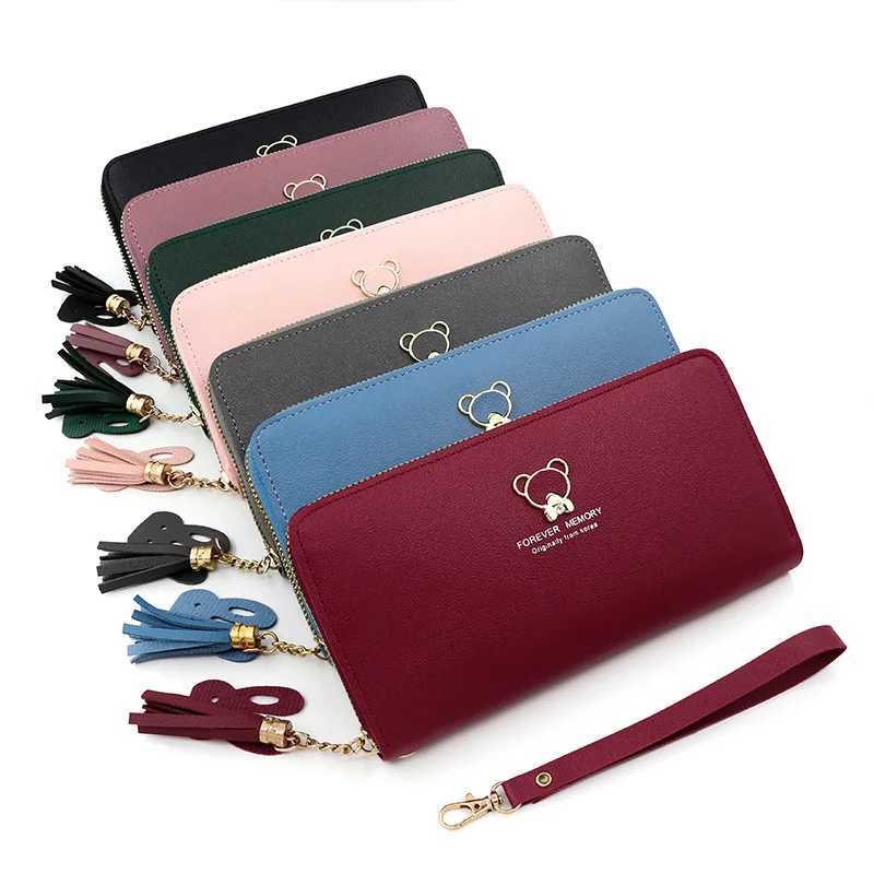 New Large Capacity Women Lg Wallets Simple Zipper Phe Bag Card Holder Female Purse Coin Pocket Cute Wallet For Girls XJ250624
