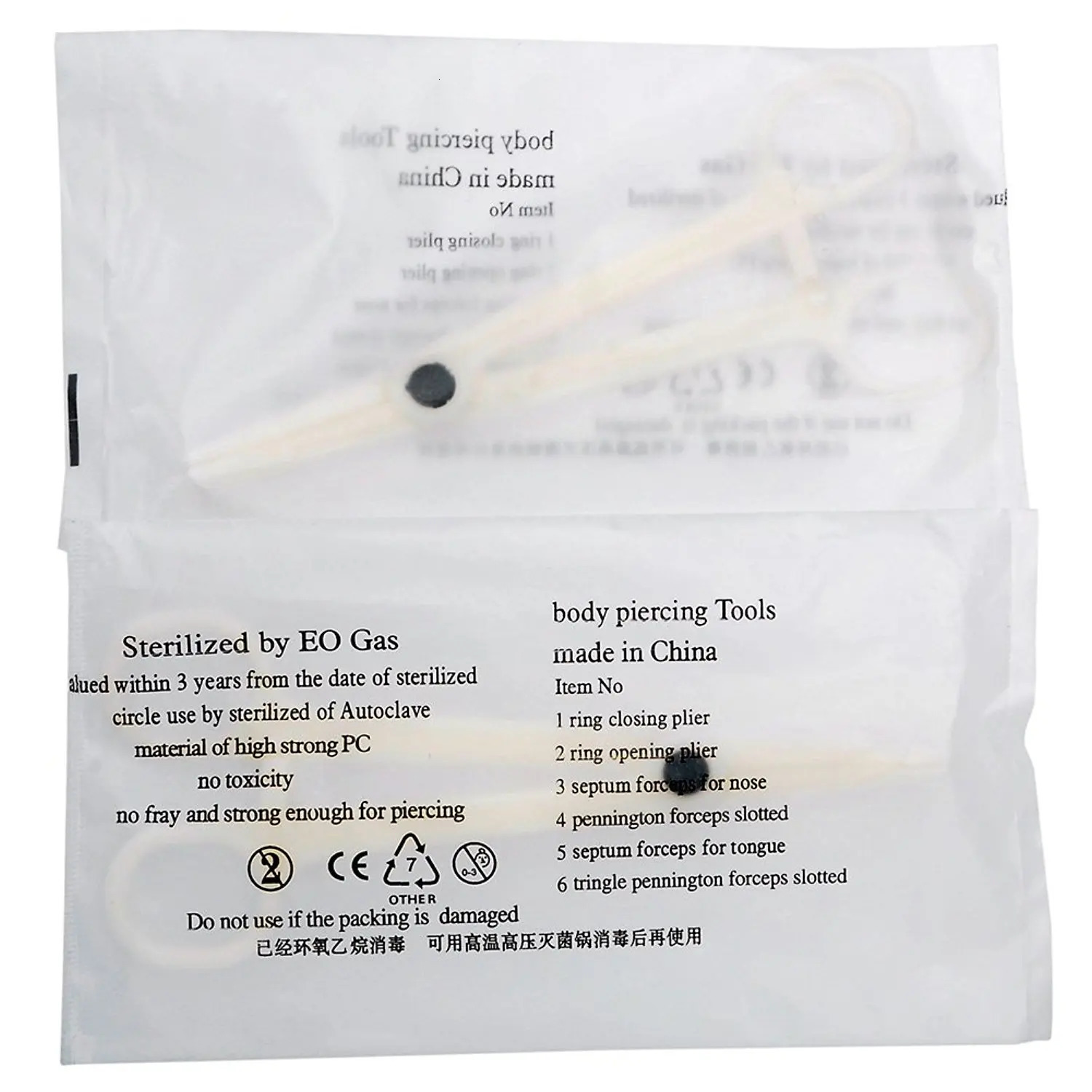 20PCS Set Body Piercing Jewelry Kit Nose Septum Ear Cartilage Lip Belly Navel Tragus Eyebrow Self Tool 250613