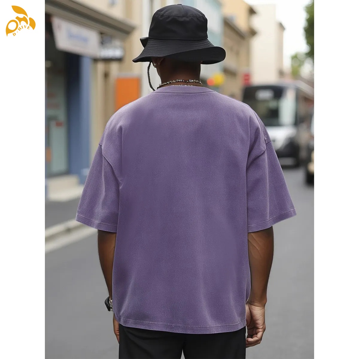 free shipping of customized fashionable American General Motors heavyweight T-shirt 230GSM front DTF with exquisite patterns from US