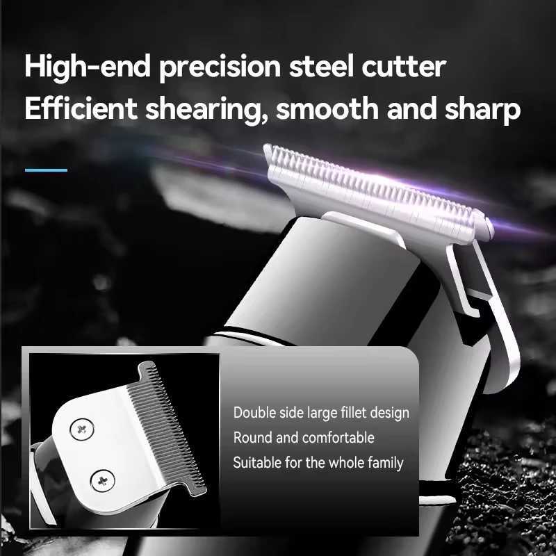 Kemei KM-1115 Fast USB Charging Hair Clippers Rechargeable Hair Trimmer Low Noise Professional Cordless Mens Hair Cut ClipperXJ250624