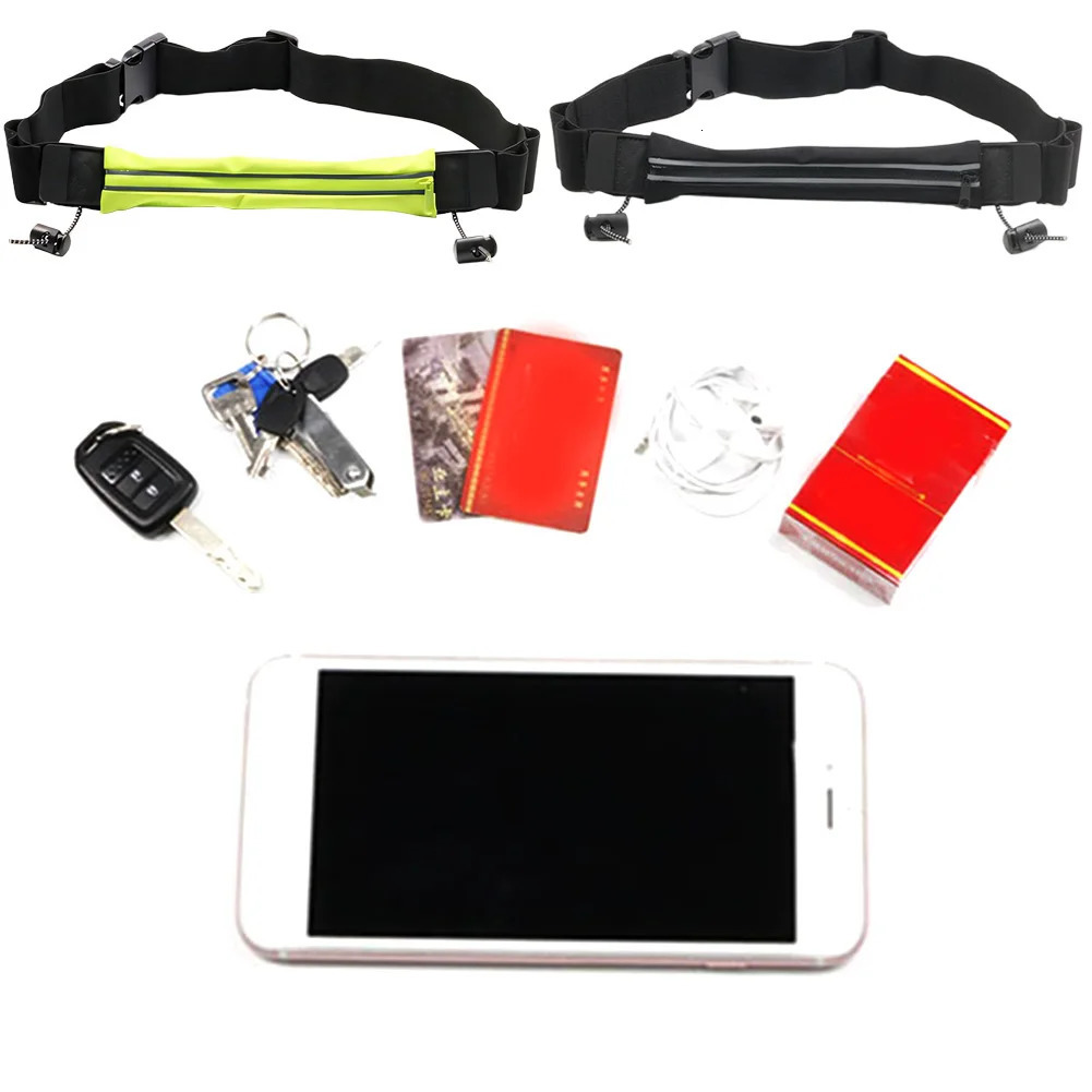 Running Belt Adjustable Runners Fanny Pack Phone Holder Waterproof Running Waist Bag Sports Waist Pack for Women Men 250624