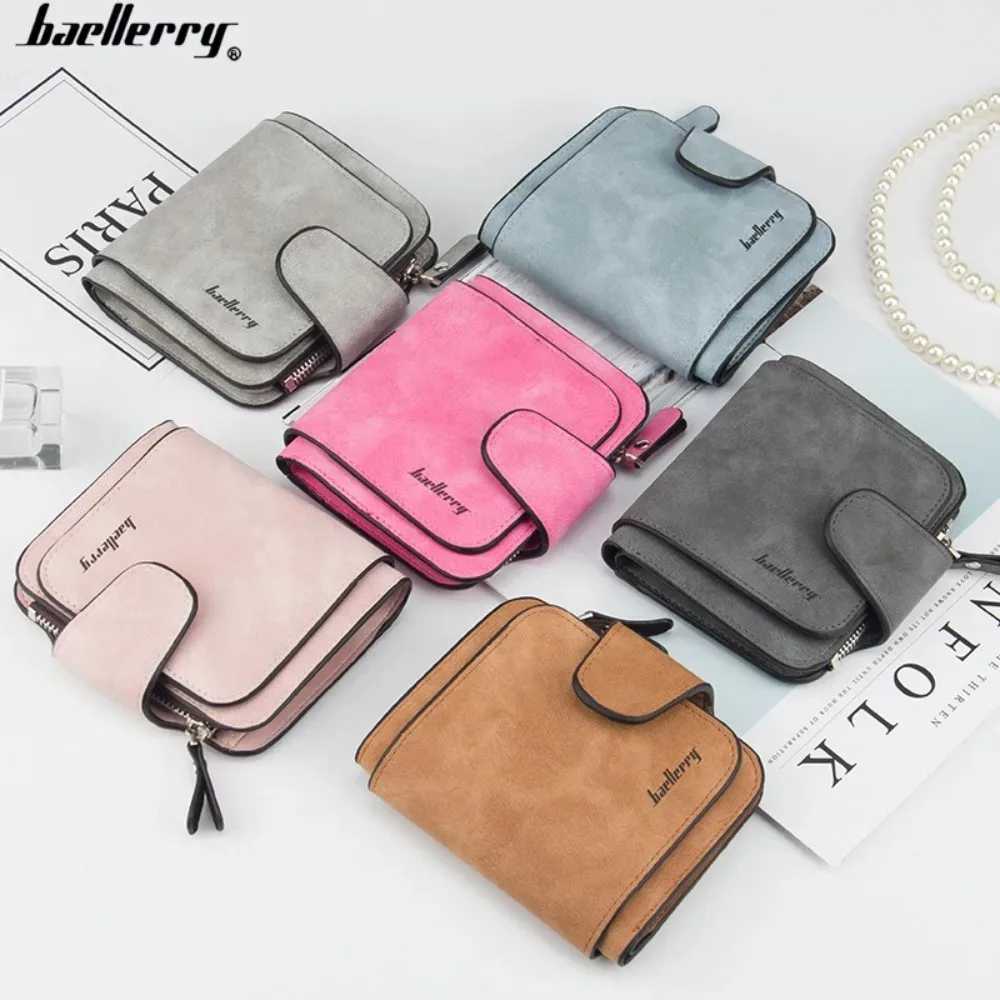 Baellerry Brand Womens Wallet Short Large-capacity Multi-card Slots Korean Coin Purse Mini Purses Wallets for WomenXJ250624