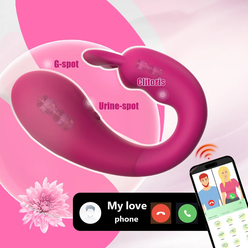 Rabbit Vibrating Egg APP Remote Control Wearable Vibrator Clitoris Stimulator G Spot Massager Female Masturbation Sex Toys 18 250624