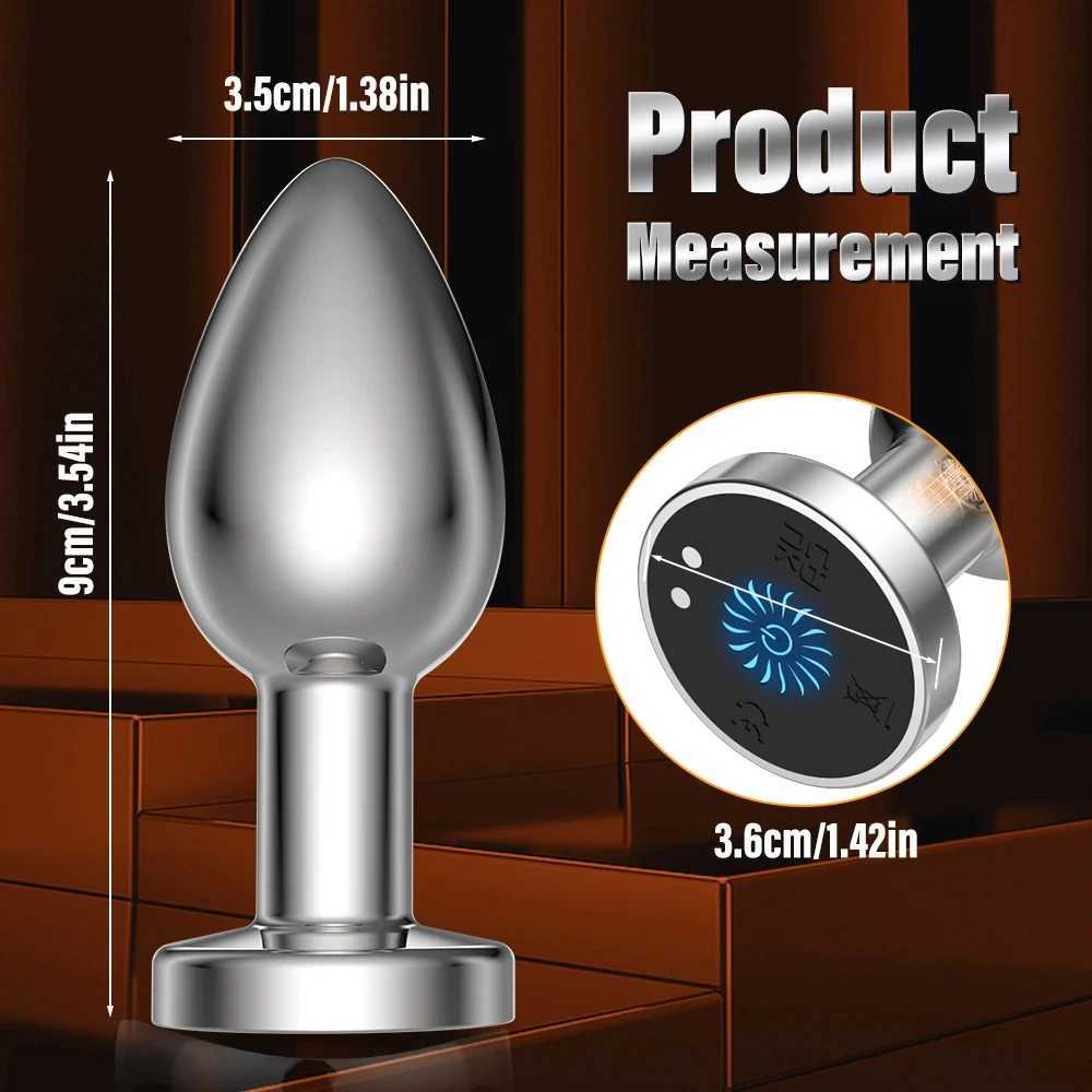 Remote Control Anal Plug Vibrator Bluetooth Butt Plug Men Prostate Massager Female Masturbator Adult Sex Toys for Women Men Gay W250624