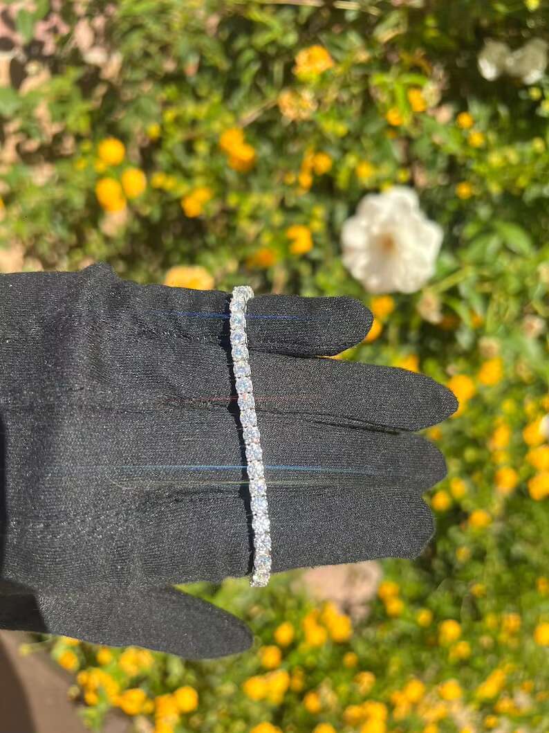 Hip Hop Jewelry Miami Bubble Cuban Link Chain Bracelet for Men Iced Out Diamond 20mm Cuban Bracelet 18k Real Gold Plated