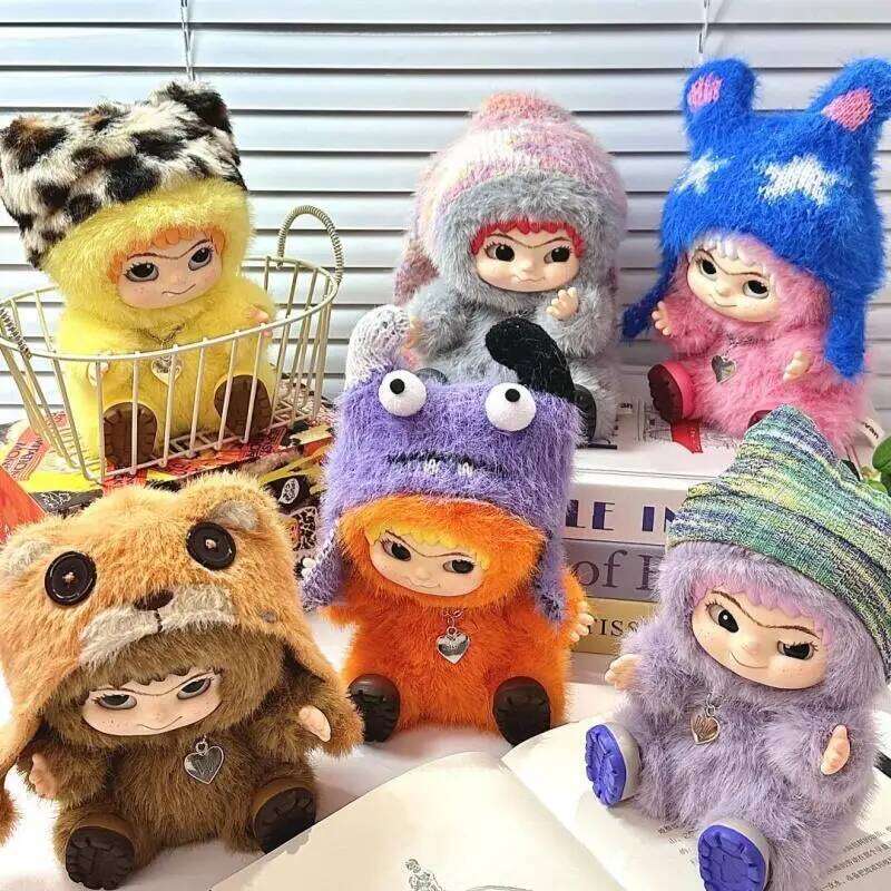 2025 Genuine Wakuku Blind Fuzzy Trendy Fun Party Series Mystery Box Cute Surprise Bag Pendant Doll Toy Decoration Gift