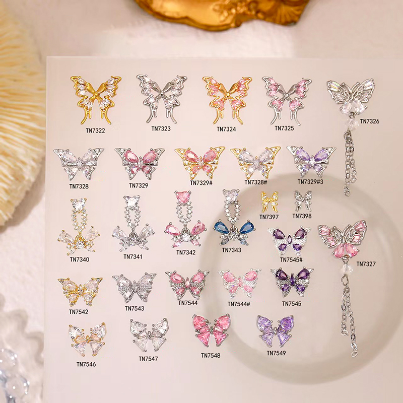 Wholesale various styles and series of nail accessories, Japanese exquisite texture nail drill jewelry