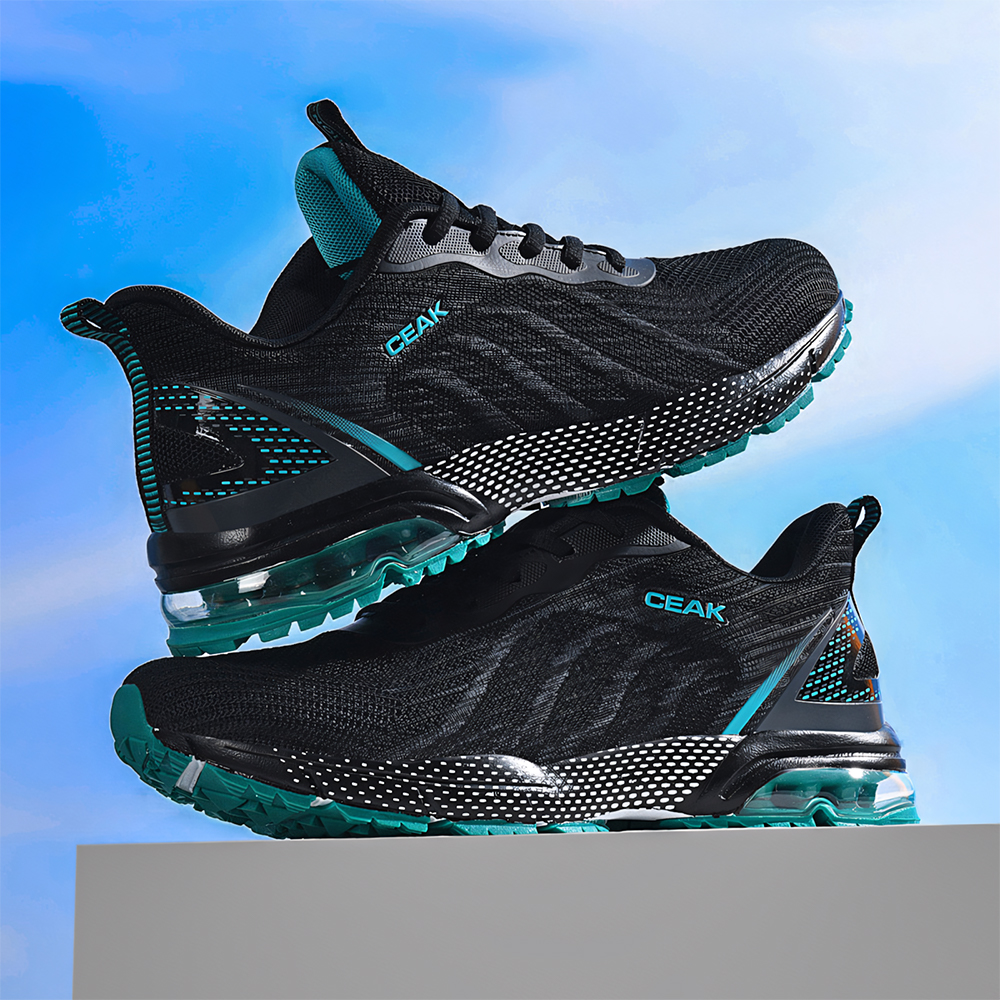 5029-Boys Athleisure Shoes Men's Shoes Plus Size Air Cushion Shoes, Non-slip Flying Woven Popular Sneakers, Mesh Breathable Running Basketball Sh