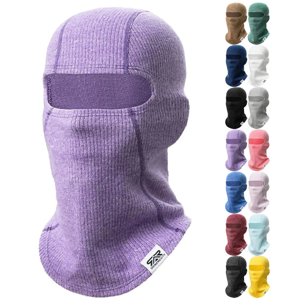 Winter Balaclava Fleece Full Face Mask Thermal Windproof Ski Mask for Men Women Outdoor Skiing Cycling Full Face Cover 250624