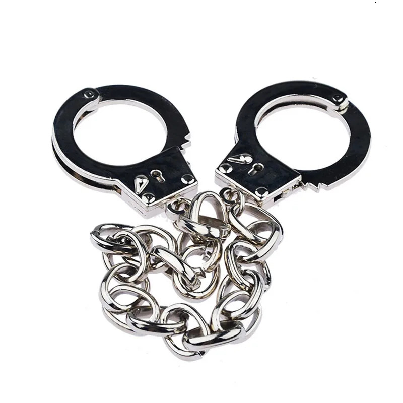 Unisex Adjustable Toe Lock Metal Chain Thumb Handcuffs BDSM Hand Foot Restraint Cuffs Erotic Sex Toys for Women Men 250624