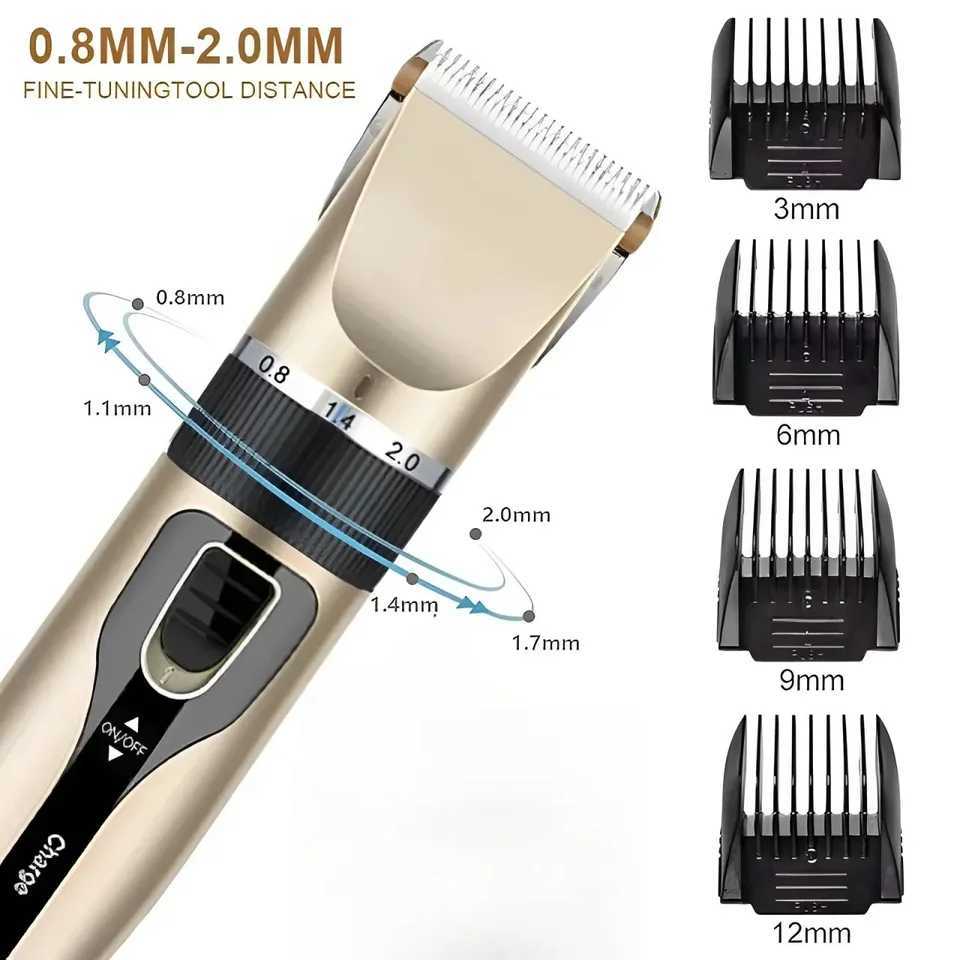 Home Electric Hair Clipper Set Low Noise and Long Battery Life Hair Trimmer USB Rechargeable Shaver and Hair Cutting Tool.XJ250624