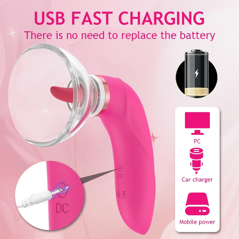 Clitoral Sucking Vibrator G-spot Nipples Vagina Clitoral Stimulator 7 Sucking 5 Licking Modes for Women Couples Sex Pleasure 250624