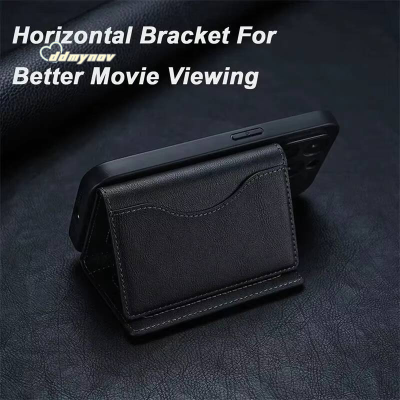 Powerful Magnetic Leather Wallet Magsafe 16 Max for IPhone 15 14 Pro Card Holder Phone Pouch Protective Case ddmynov