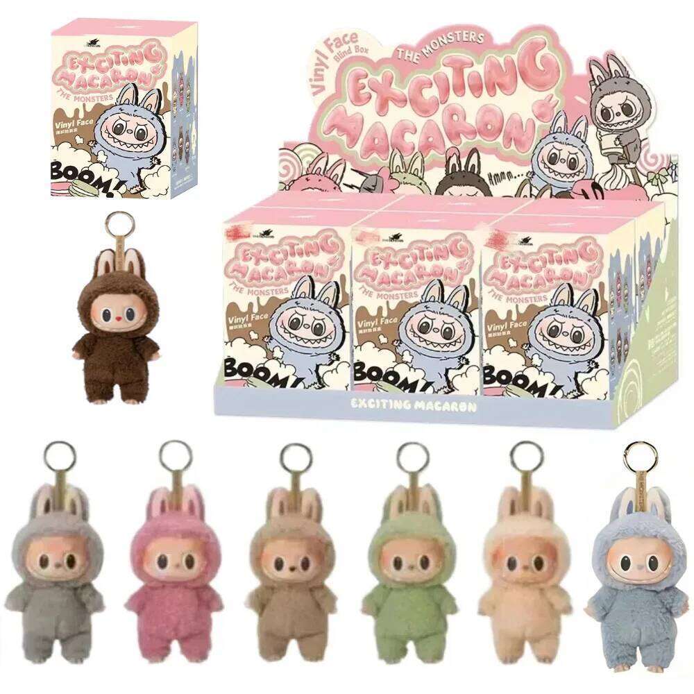 Miniso Lcky Angel series Blind box Figure PVC key Backpack pendant Decoration Accessory Model Kids Toy Doll Gift