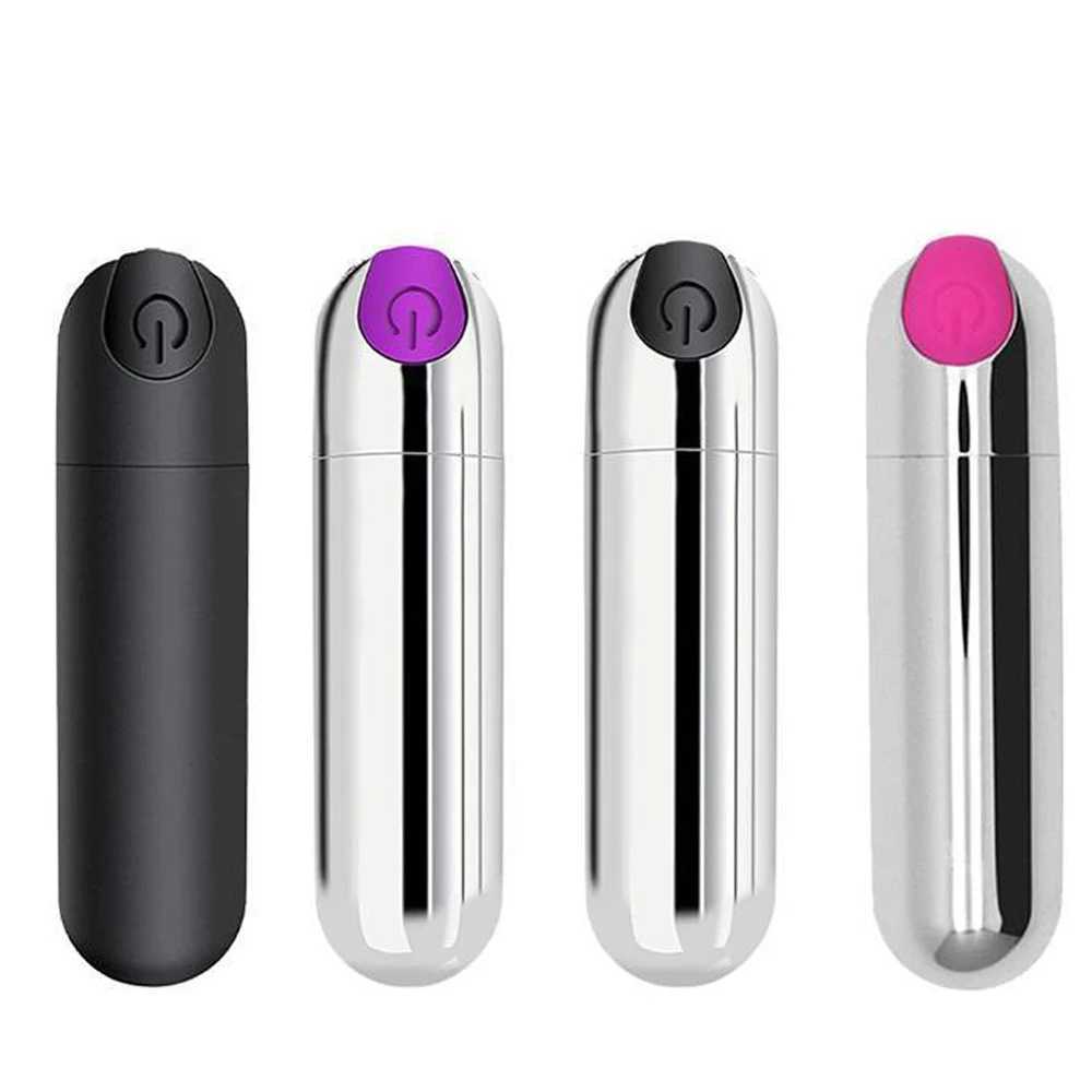USB Charge Powerful Bullet Vibrator for Women Clitoral Stimulator Vaginal G Spot Masturbation 10 Speed Vibrators Adult Sex Toys W250624