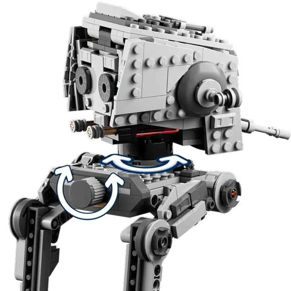 586PCS Space War Interstellar Wars Hoth AT-ST ST Walker Building Blocks Model Brain Game Bricks Toys Kid Adult Gift R250624