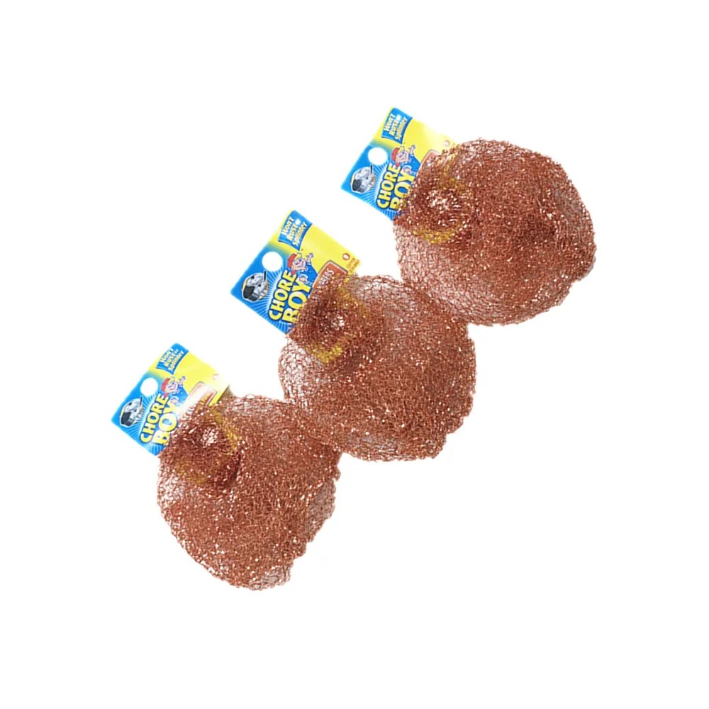 Chore Boy Per Box Wire Ball Dishwashing Cleaning Equipments Wool Home Kitchen Utensils Supplies Copper