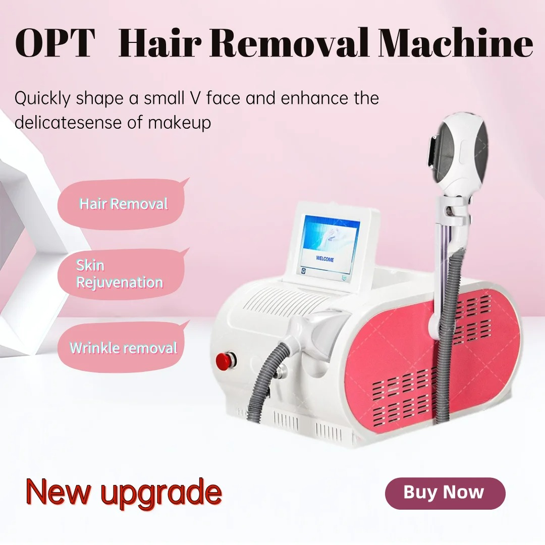 OPT 3 Wavelength Portable Hair Removal Laser Machine Professional Equipment For Painless Hair Removal and Skin Rejuvenation HOT