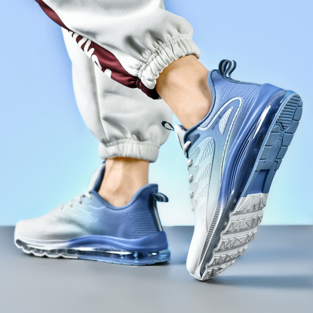 6662-Men's Running Shoes Air Cushion Sneakers Fitness Sports Tennis Casual Running Shoes Durable Fashion Walking Shoes