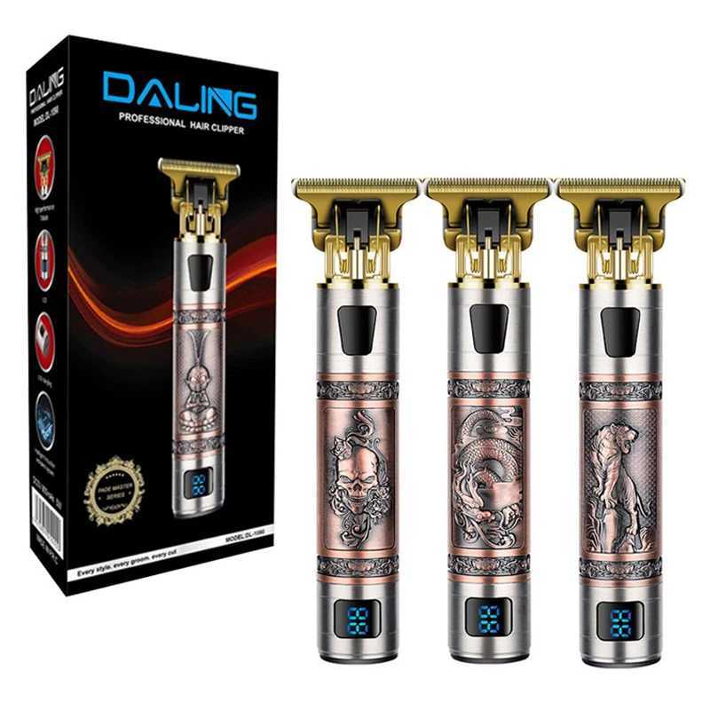 Rechargeable LCD Display Hair Trimmer For Men Corded Cordless Hair Clipper Home Professional Electric Pro Beard Trimmer XJ250624