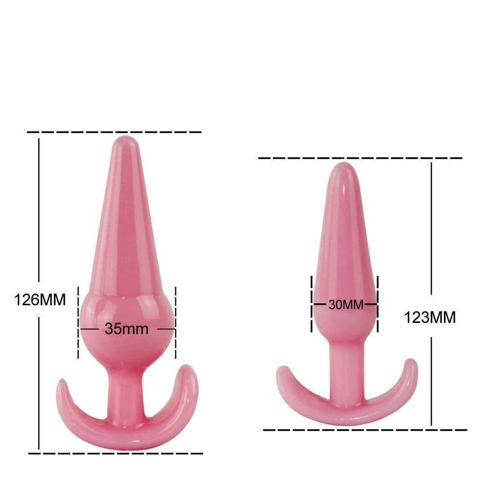 4 Sizes Anal Plug Adult Sex Products Crystal Butt Plug Stimulator Sextoy Anal Dildo Toys Anal Sex Toys for Men Women Gay Unisex W250624