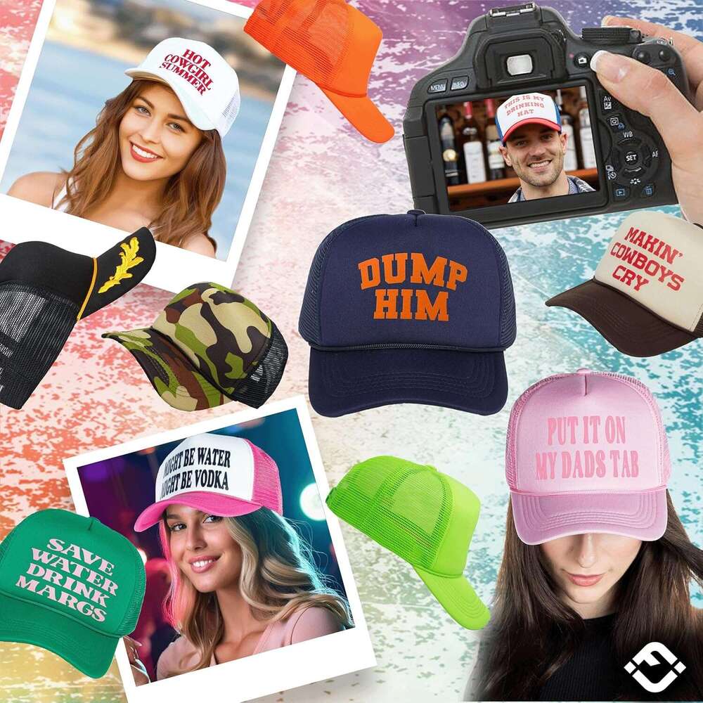 Premium Mesh Snapback Trucker Hat Stylish Comfort for All - Patriotic, Humor & More