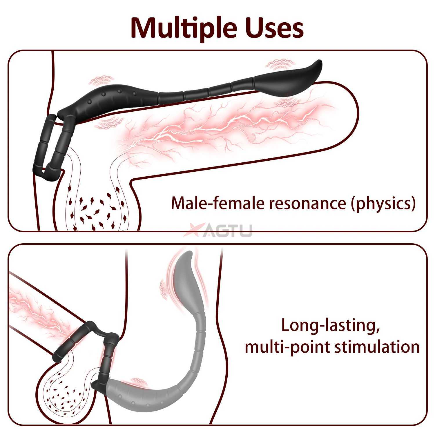 APP Control Vibrating Butt Plug Cock Ring for Men Prostate Massager for Gay Anal Vibrator Penis Ring Adult Sex Toy for Men W250624