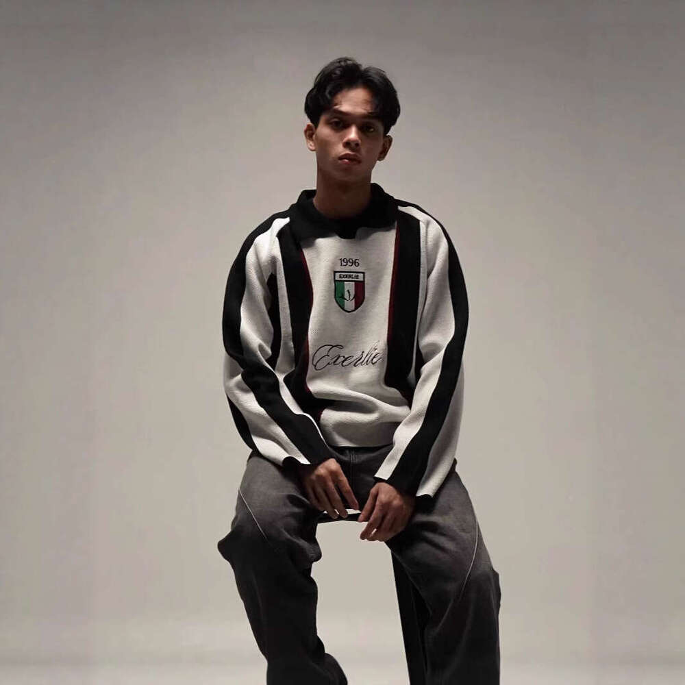 2025 New INS Style Letter Embroidery Loose Casual Versatile Long Sleeve Sweatshirt