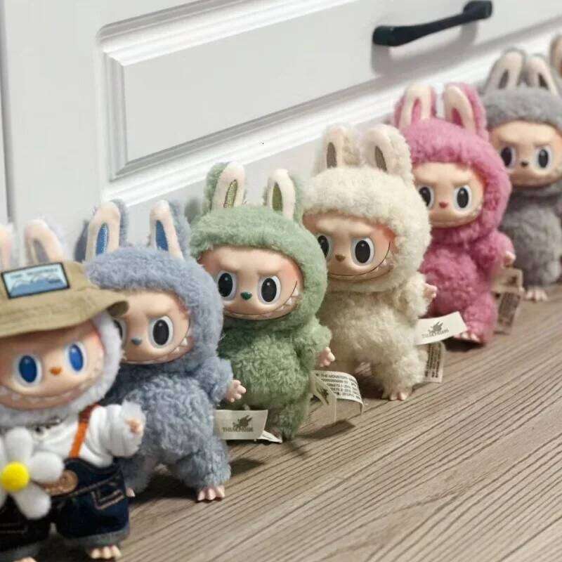 Labubu High-Quality Replica Cute Monster Toy Cardiac arone Kawaii Figure Model Bag Keychain Decor Gifts for Collectors