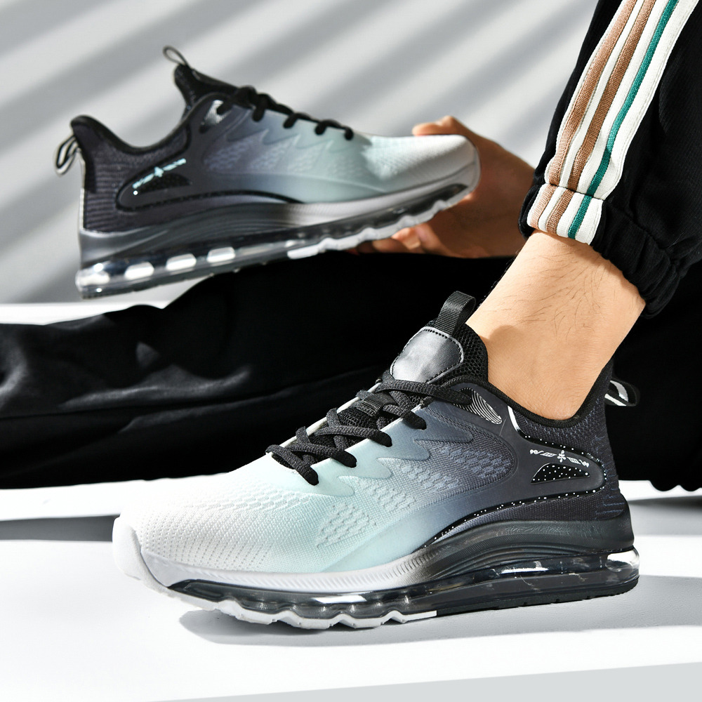 6662-Men's Running Shoes Air Cushion Sneakers Fitness Sports Tennis Casual Running Shoes Durable Fashion Walking Shoes