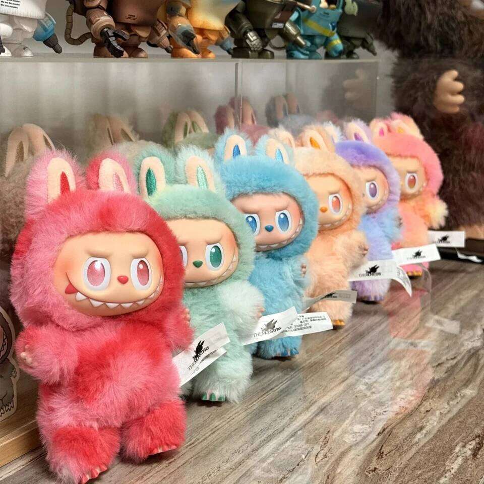 In Stock Hot Labubu The Monsters Box Toys Cardiac arone Kawai Figure Model Bag 1:1 Replica Goods Birthday Gift