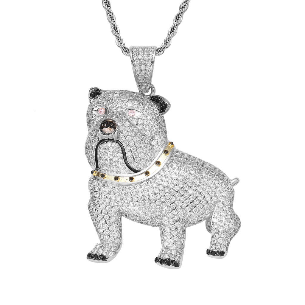 Luxury 3D Rotating Moissanite Iced Out Bling Cross Hip Hop Rapper Inspired Men's Statement Pendant Necklace Pass the diamond tester