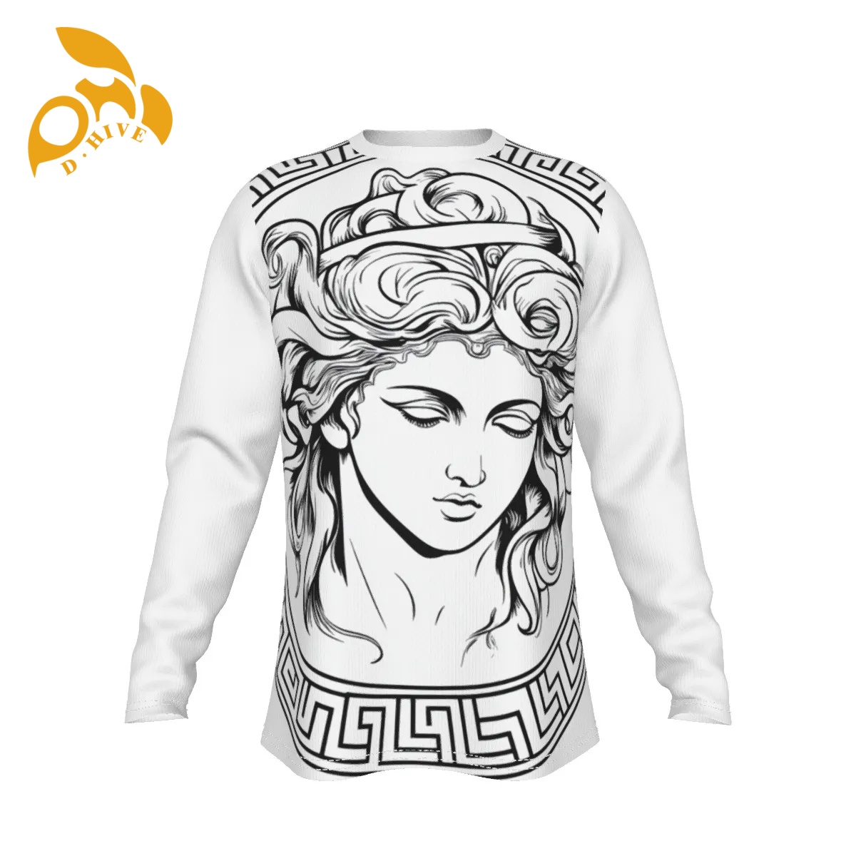 free shipping of customized fashionable All-Over Men's Long Sleeve Print High-quality attractive popular classic popular comfortable soft