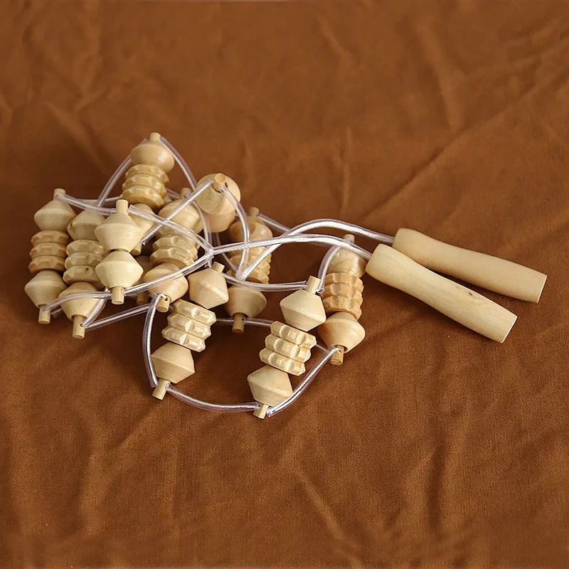 Wooden Massage Tools Lymphatic Massage Maderotherapy AntiCellulite Deep Tissue Body Massager Roller Wheel Wooden Massage Tools 250619