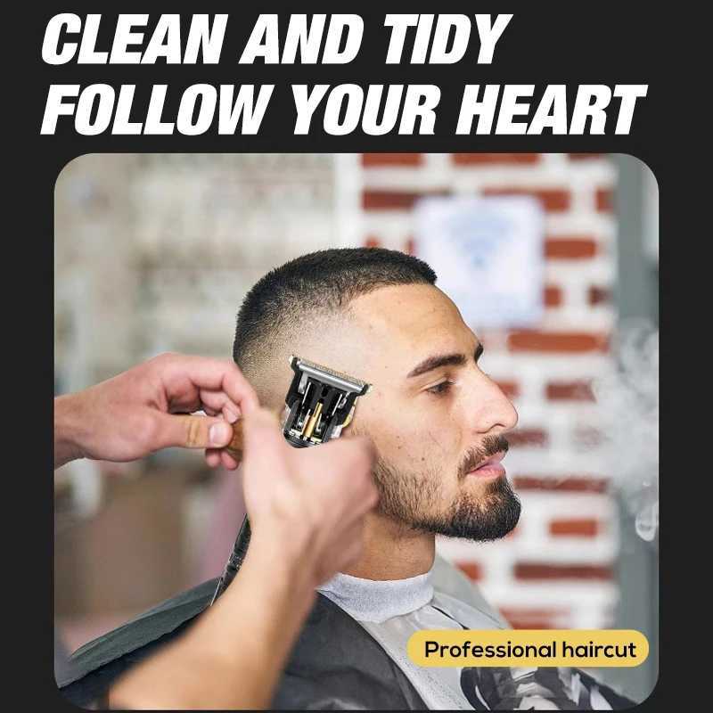 T9 Haircut Razor for Men Rechargeable Clipper Shaver Adult Electric Vintage Clipper Razor Home USB Charging Barber Shop Black Dra XJ250624