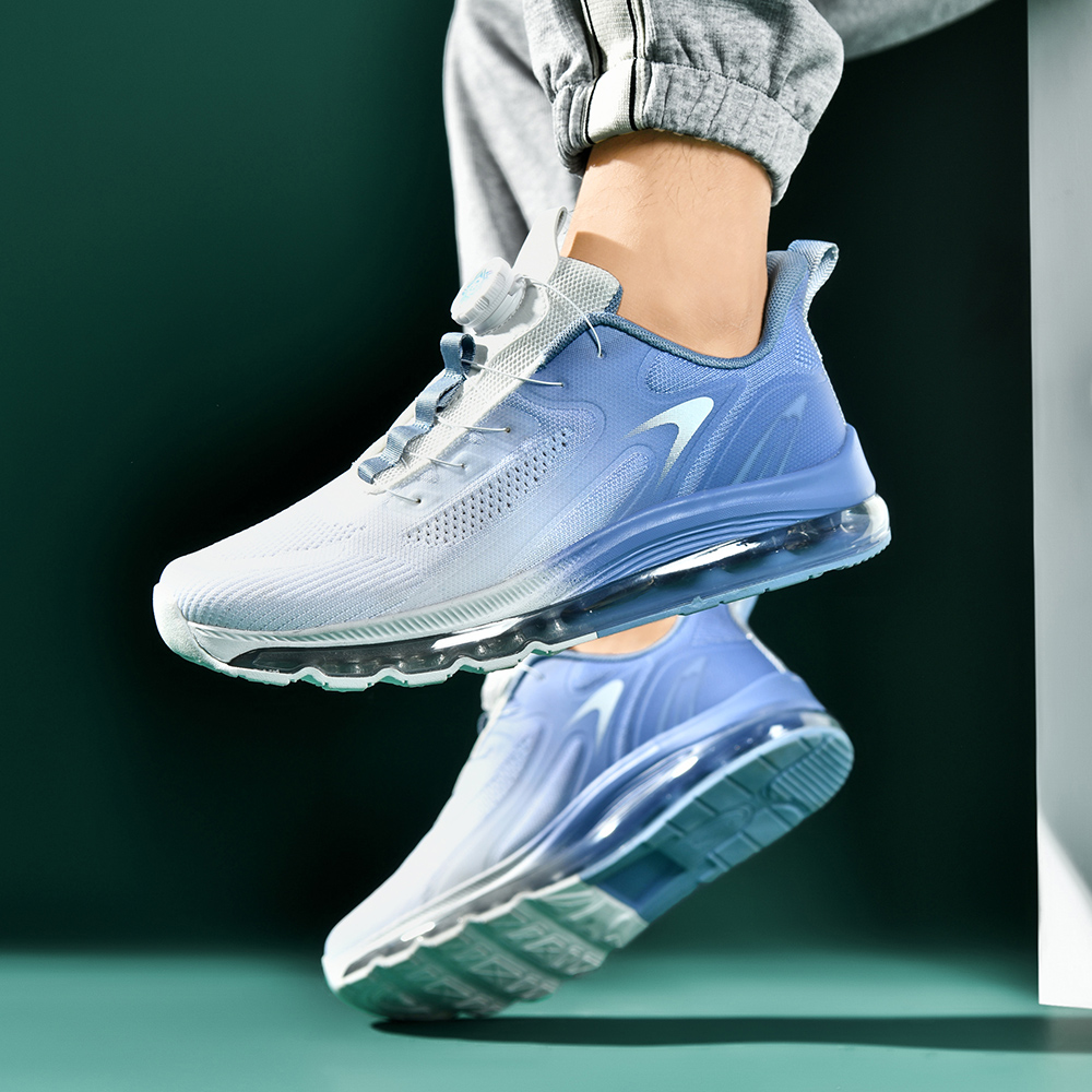 6665-Men's Running Shoes Air Cushion Sneakers Lightweight Anti-Slip Fashion Fitness Walking Casual Running Shoes