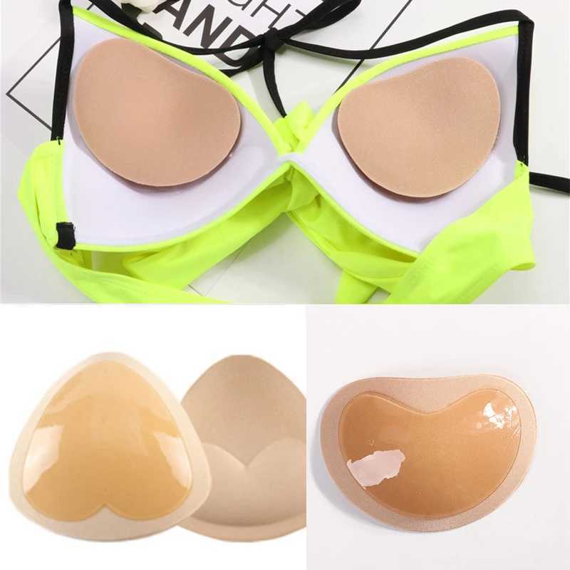 Bikini Push Up Padded Swimsuit Bikini Small Bust Breathable Invisible Thicker Sponge Bra Pads Pasties Bra Inserts Intimates 2024 W250624