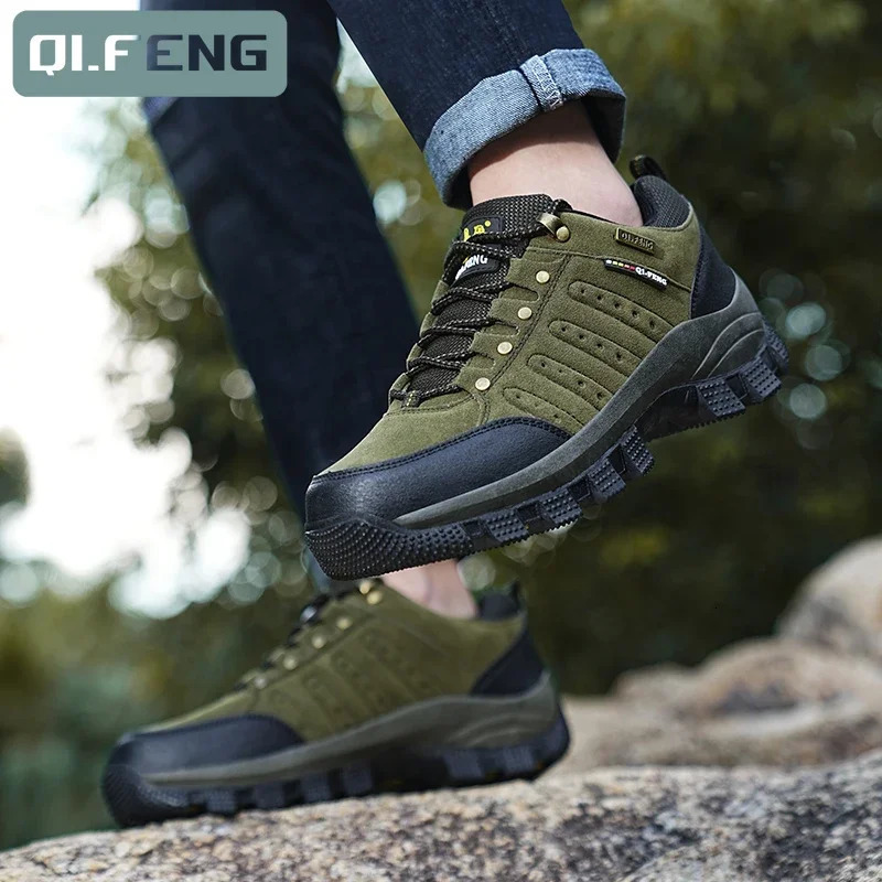 Classic Men Women Outdoor Hiking Shoes Boots Couples Mountain Climbing High Quality Sports Trekking Footwear Sneakers 250624