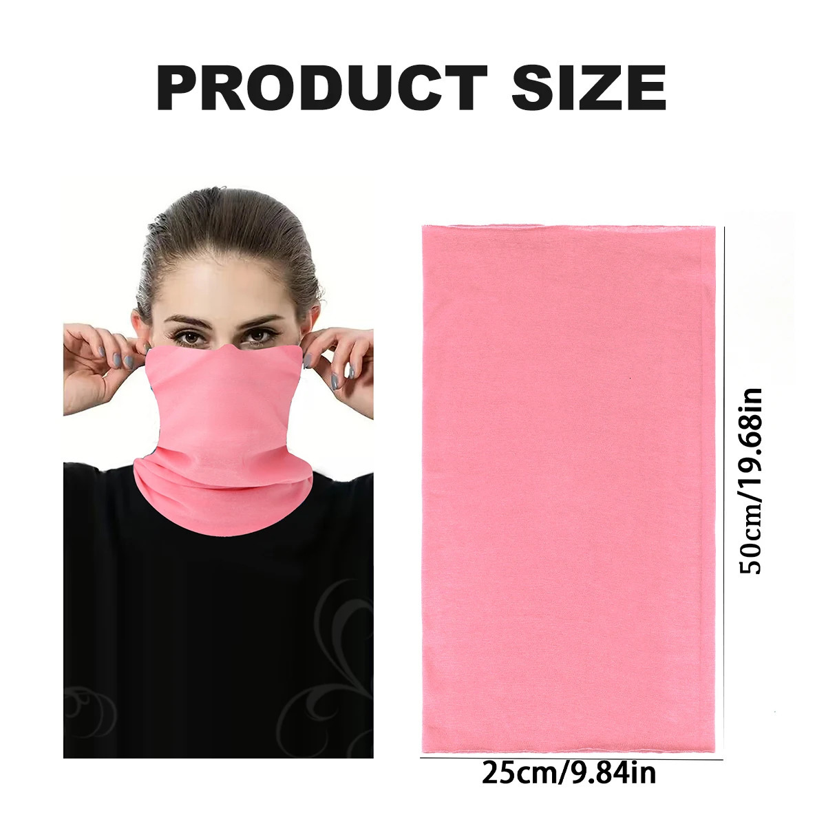 Cycling Face Cover Mask Ice Silk Anti UV Scarf Headband Bandana Anti UV Scarf Headband Scarf Fishing Hiking Accessories Sports 250624