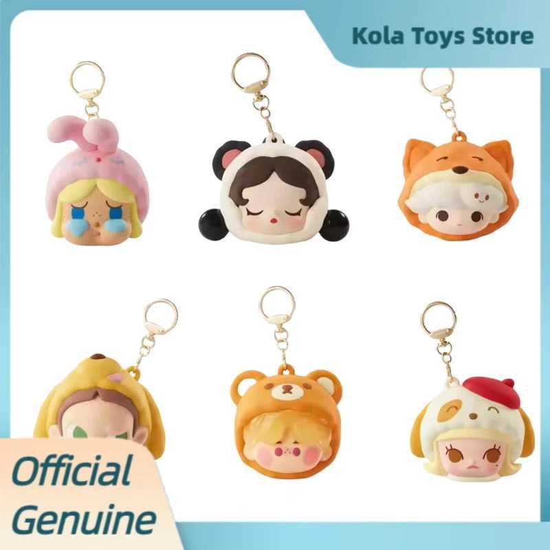 Genuine Pop Bean Pajama Party Series Headphone Case Blind Box Skullpanda Crybaby Dimoo Cute Headphone Case Mystery Box Toy Gift Y250624