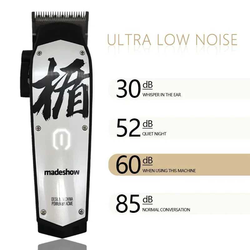 Madeshow M10 M11 Professional Oil Head Hair Clipper Hair Cutter Titanium Plated Ceramic Blade 7000rpm Hair Salon Trimmer XJ250624