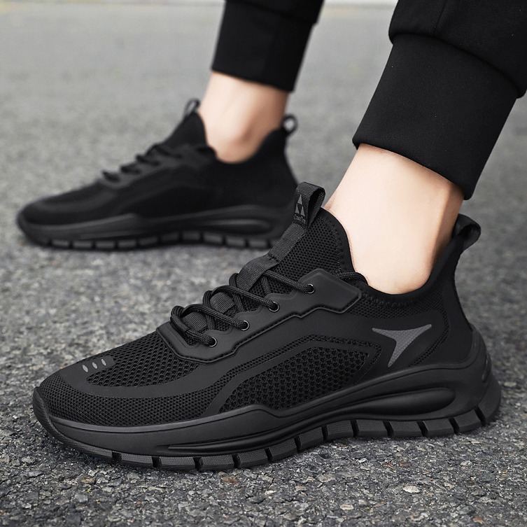 Designer shoes Flying Weave Men's New versatile 2025 Summer men's work and casual mesh breathable sports running shoes Free Shipping