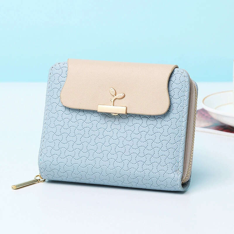 New Women's Short Korean Style Coin Purse Student Small Card Holder Wallet