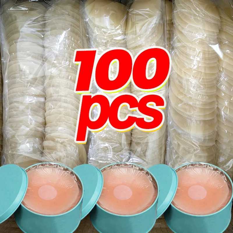 2/100Pcs Reusable Nipple Cover Women Self-adhesive Petal Strapless Chest Breast Sticker Reusable Patch Bra Lift Up Pad Wholesale W250624