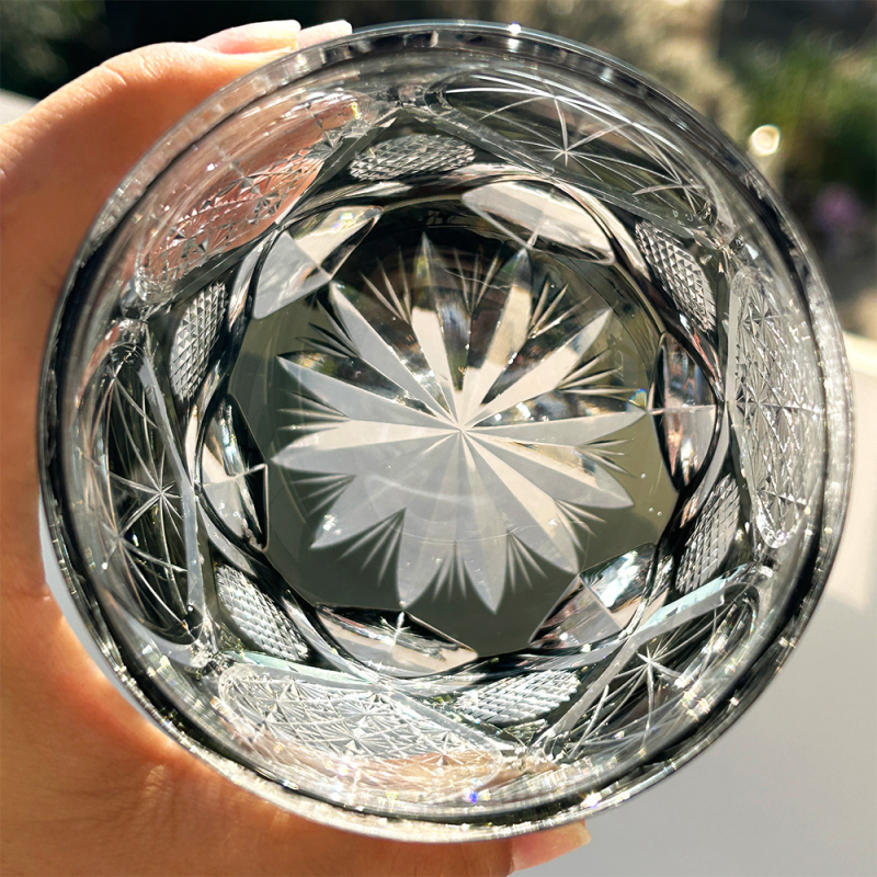 Sparkling crystal glass with high aesthetic value, high-end water glass, whiskey and foreign wine glass, fashionable