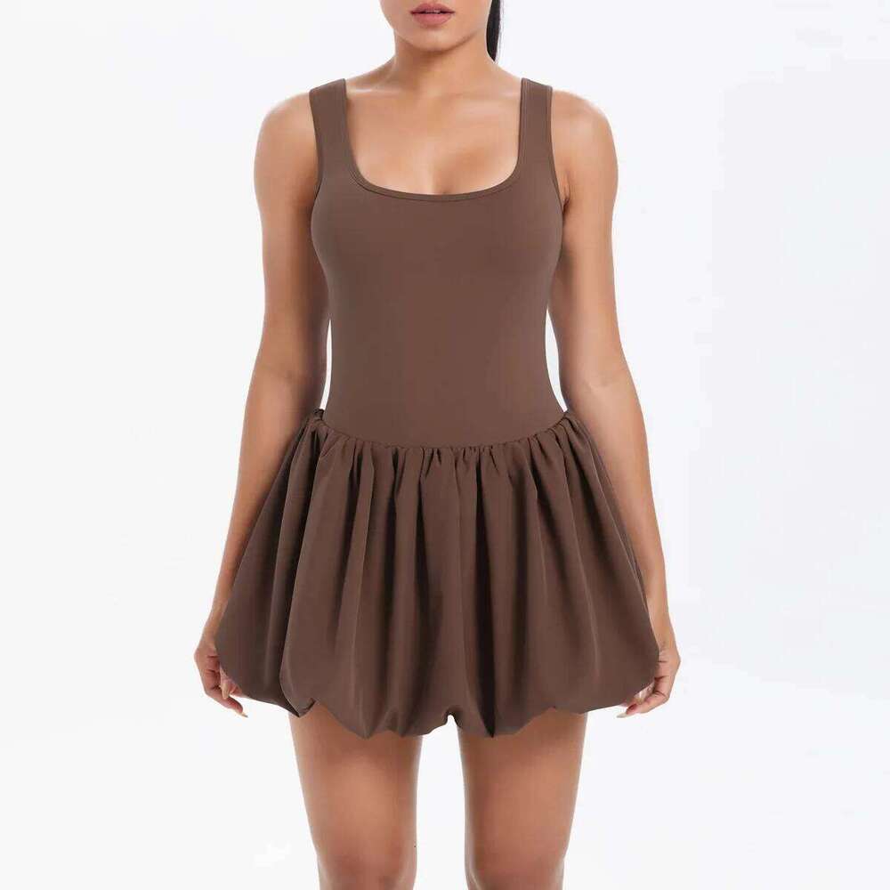 Dance Ballet Dress Gym Push up Running Tennis Sports 2025 New Women Yoga Set Sexy Anti Glare One-Piece Jumpsuit