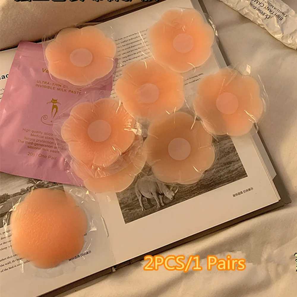 2pcs Sexy Women NuBra Nipple Cover Pad Pasties Breast Pasty Chest Paste Invisible Bra Push Up Adhesive Lift Up Bra W250624